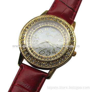 Genuine Leather Strap Jewelry Watches Customized logo are availableNew
